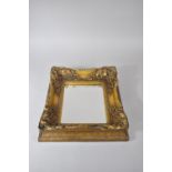 A Reproduction Gilt Framed Wall Mirror, 40cm x 34cm