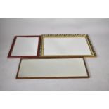 Three Framed Wall Mirrors