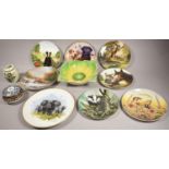 A Collection of Various Ceramics to include Decorated Plates, Lidded Masons Ginger Jar, Noritake