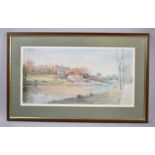 A Framed Limited Edition Print, Shrewsbury School, 50cm wide