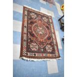 A Hand Knotted Qashqai Rug, 148x103cm