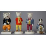 A Set of Four Beswick Rupert and His Friends Figures