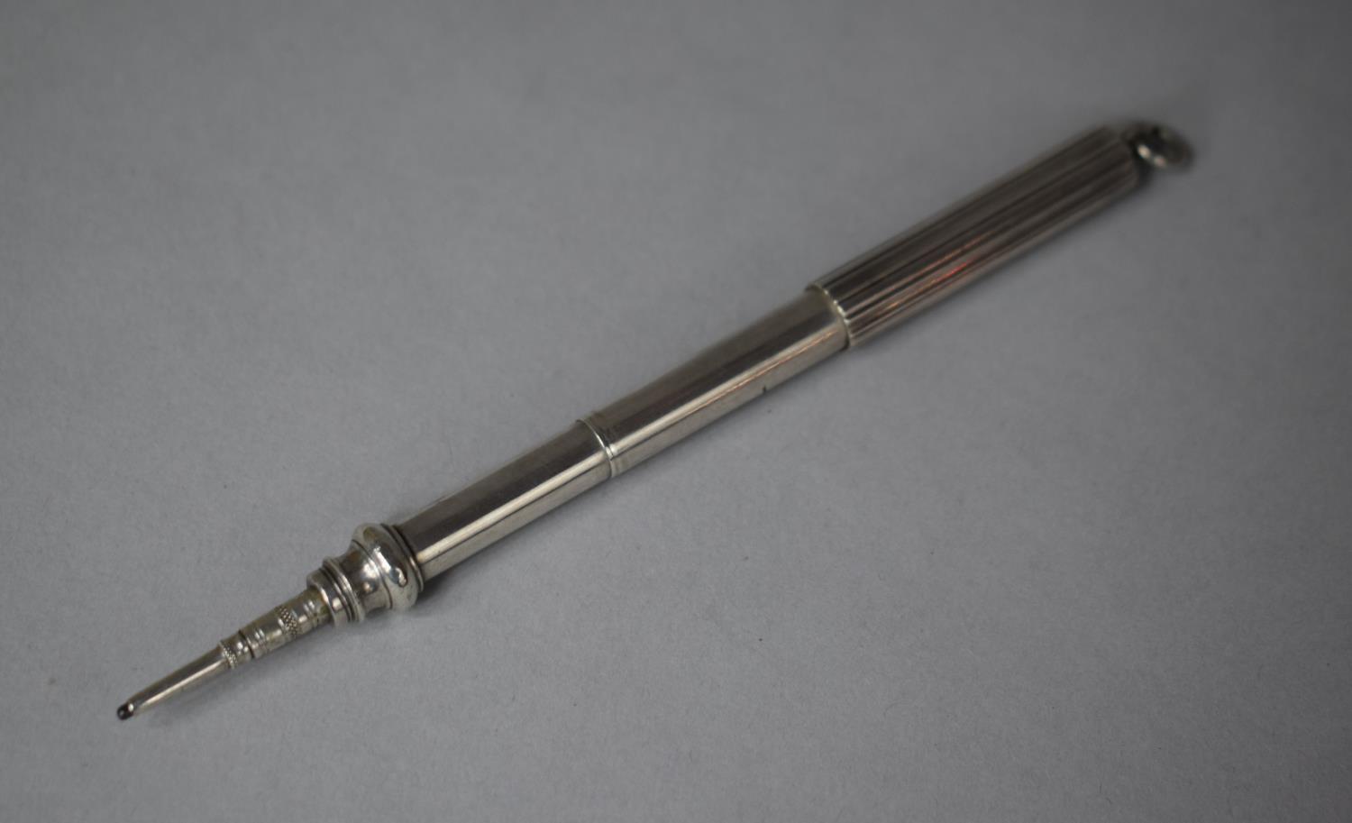 A Silver Propelling Pencil Stamped 925 and Inscribed Cecil