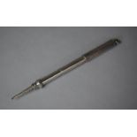 A Silver Propelling Pencil Stamped 925 and Inscribed Cecil