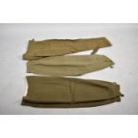 Three Pairs of Military Trousers