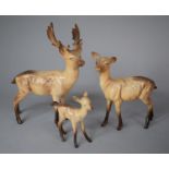 A Beswick Deer Family, Stag AF