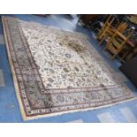 A Fine Handmade Persian Keshan Carpet Square, 254x244cm