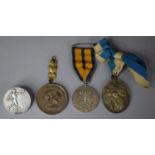 An Enamelled Bonn Pendant, German WWI Badge and Religious Congregation Medal