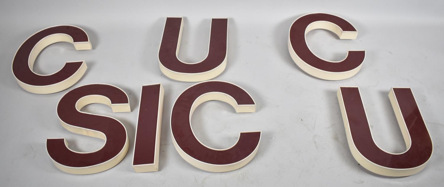 A Collection of Shop Lettering, 40cm high