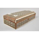 An Indian Visakhapatnam Inlaid Box, 30.5cm wide