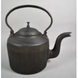 A Large Iron Kettle, 30cm high