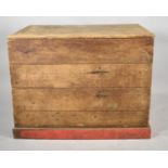 A Large Late 19th Century Agricultural or Equestrian Feed Bin, 92cm wide