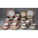 A Collection of Various Edwardian Teawares to include Teacups, Saucers, Side Plates Etc