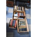 Four Boxes of Vintage Hardback Books