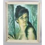 A Framed Vintage Print, Tina by J Lynch