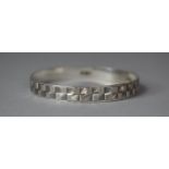 A Good Quality Silver Bracelet with Engraved Decoration, Birmingham 1978