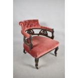 A Late Victorian Ladies Tub Nursing Chair