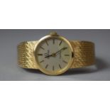 A 9ct Gold Ladies Vintage Omega Wrist Watch, Strap Repaired