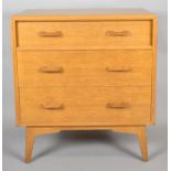 A Vintage G Plan Chest of Three Graduated Drawers, 77cm wide