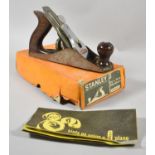 A Stanley Bailey No.3 Plane with Original Cardboard Box and Hints Booklet