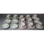 A Collection of Various Teawares to include Delphine China Floral Patterned Teaset Etc