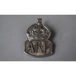 A Silver ARP Badge, London 1936