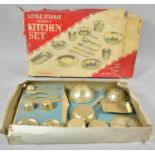 A Mid 20th Century Children's Toy 15 Piece Kitchen Set in Original Cardboard Box (Box AF)