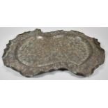 A Hand Beaten Arts and Crafts Shaped Copper Tray Stamped For Townshend & Co., 47cm Long