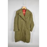 A Vintage Military Great Coat with Brass Buttons for The Coldstream Guards