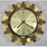 A Mid 20th Century Metamec Circular Wall Clock with Quartz Movement, 32cm Diameter