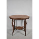 An Edwardian Oval Occasional Table for Restoration, 71cm wide