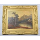 A Late 19th Century Oil Painting of a Scottish Loch, Signed W Collins, 45cm wide