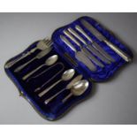 A Collection of Various Silver Flatware to Include Butter Knives, Silver Handled Knives, Cake