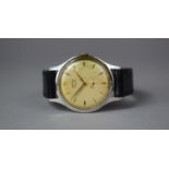 A Vintage Services Wrist Watch with Leather Strap