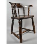 A Victorian Child's Spindle Back Chair