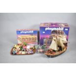A Vintage Playmobil Pirate Ship Set, Together with Dolls House and Other Accessories, Figures etc