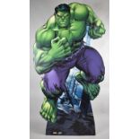 A Full Size Shop or Cinema Cardboard Cutout of The Incredible Hulk, 178cm high
