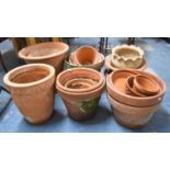 A Collection of Various Terracotta Plant Pots of Various Sizes and Shapes, Approx 19