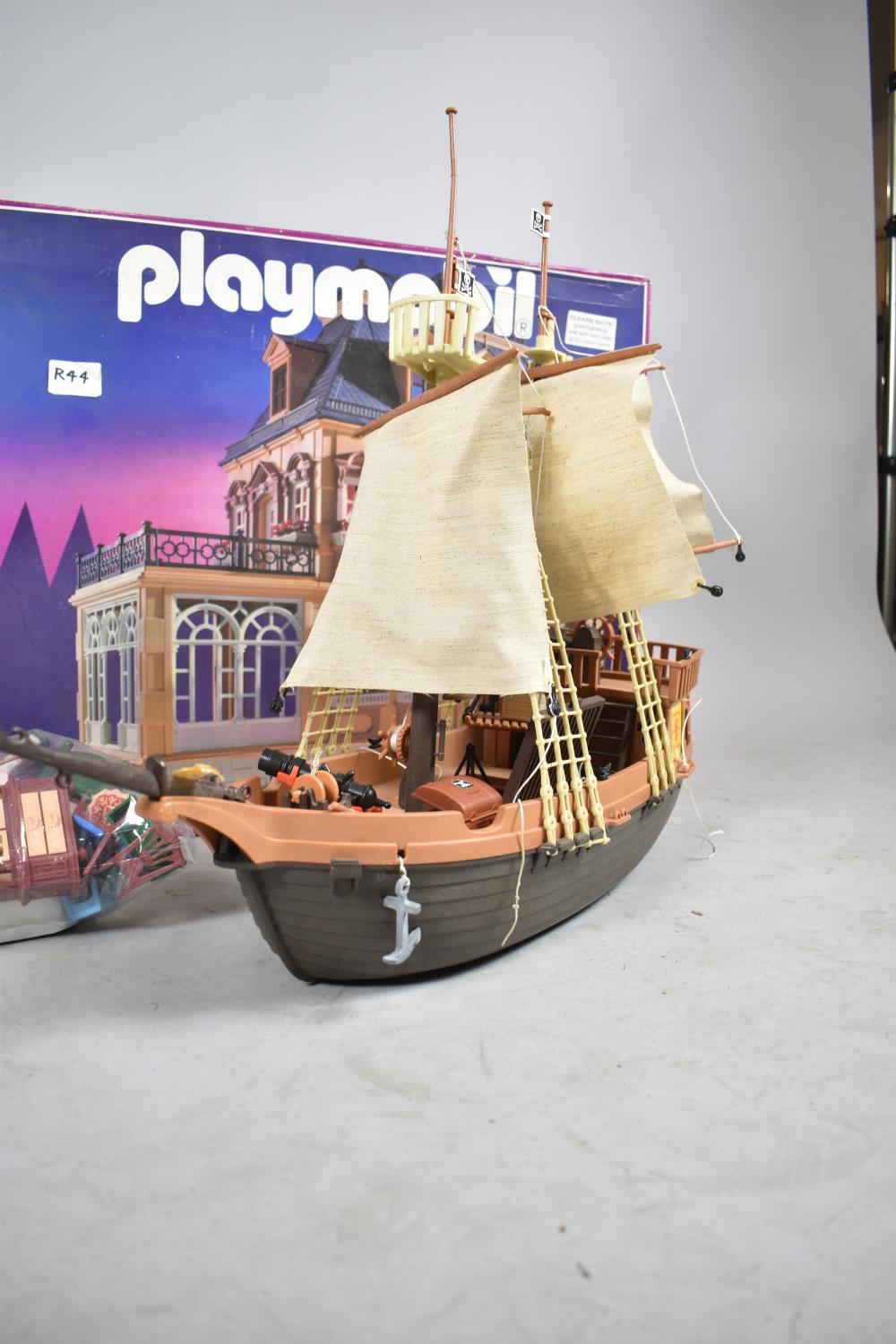 A Vintage Playmobil Pirate Ship Set, Together with Dolls House and Other Accessories, Figures etc - Image 2 of 3