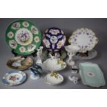 A Collection of Various English and Continental Ceramics to include Royal Crown Derby Royal