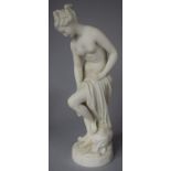 A Parian Study of a Classical Nude Maiden, 30.5cm High