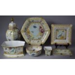 A Collection of Seven Pieces of Spode Sumatra Pattern to include Large Lidded Baluster Vase, Large