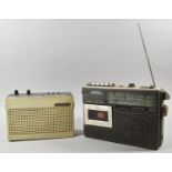 Two Vintage Radios, Loewe Opta and Sony Cassette/Corder