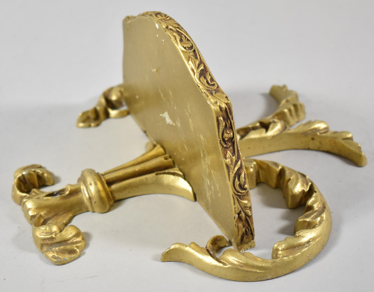 A Modern Cast Resin Wall Gilt Sconce of Fleur-de-Lys Form, 22cm high - Image 2 of 2