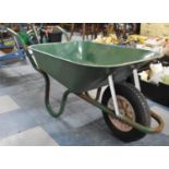 A Metal Garden Wheelbarrow, Body somewhat Corroded