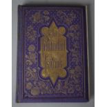 A 19th Century Purple Cloth and Gilt Decorated Bound Volume of The Penitential Psalms Published by