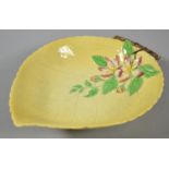 A Carlton Ware Australian Pattern Leaf Dish, 22cm long