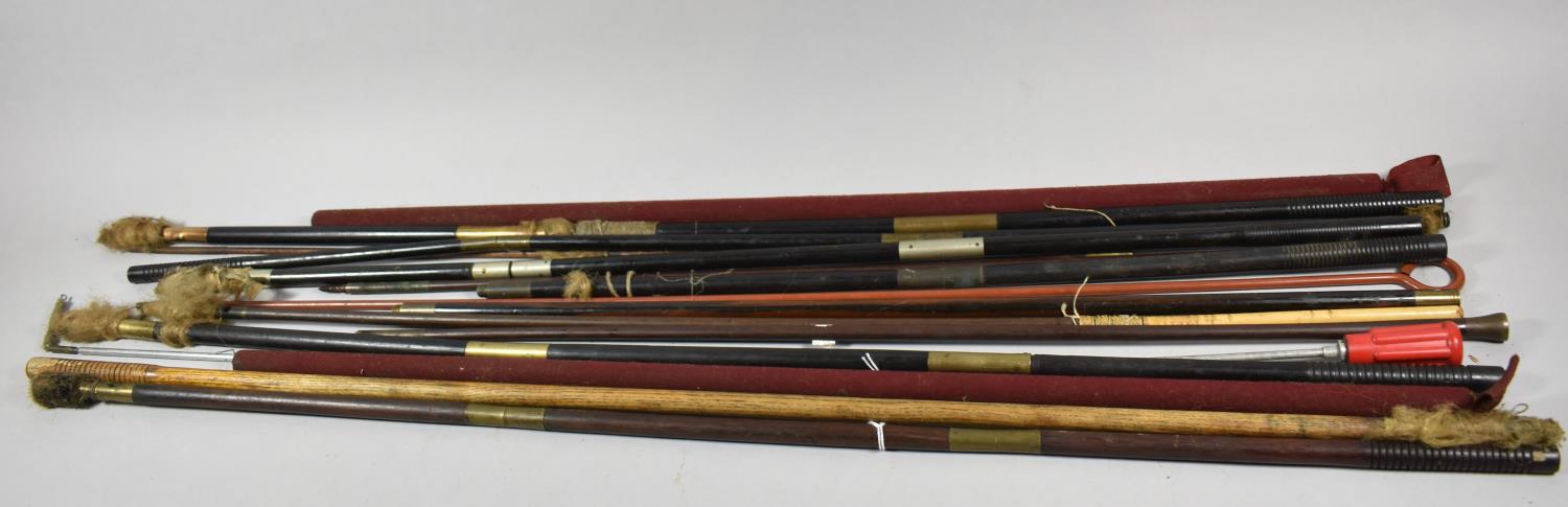 A Collection of Various Gun Cleaning Rods etc