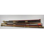 A Collection of Various Gun Cleaning Rods etc