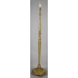 A Mid 20th Century, Gilded Standard Lamp (no Shade)